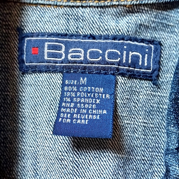 Baccini Women's Western Jean Jacket - Picture 6 of 9